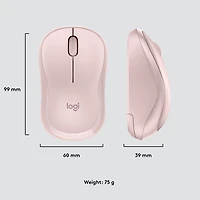 Souris optique sans fil de 1000 ppp M220 Silent de Logitech - Rose