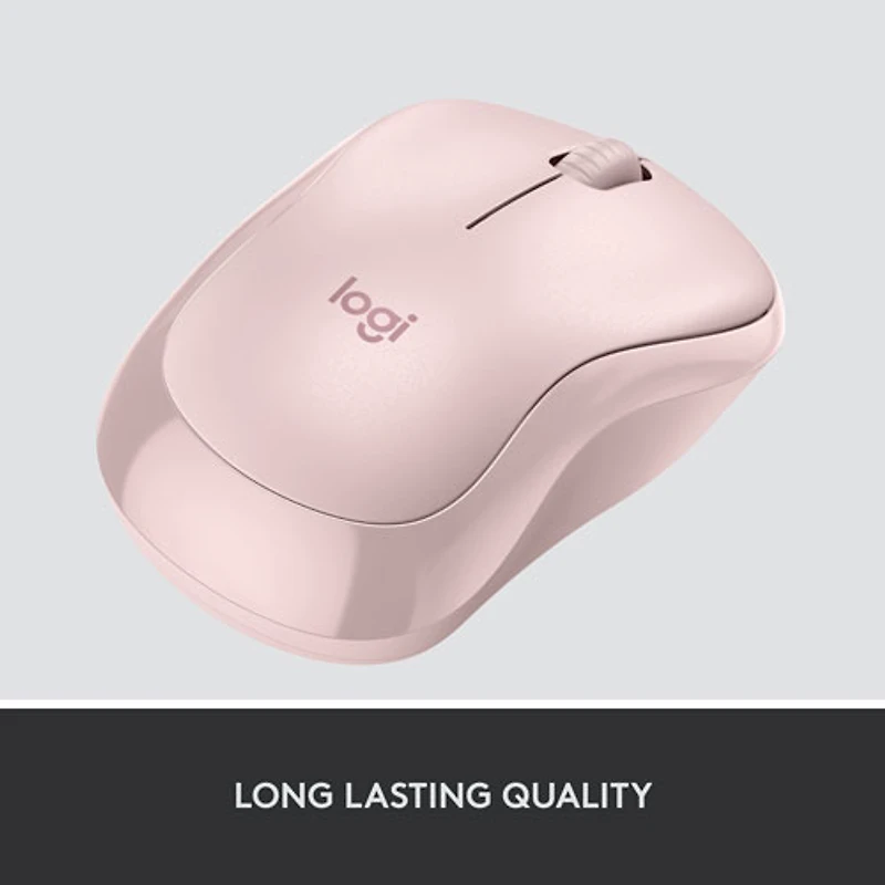 Logitech M220 Silent 1000 DPI Wireless Optical Mouse - Rose