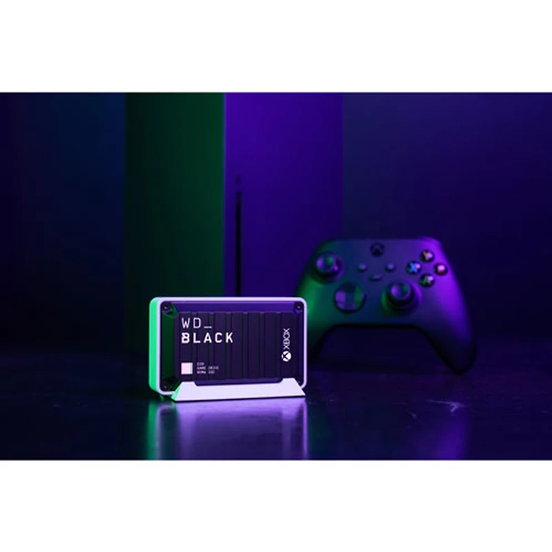 Disque SSD externe USB-C de 2 To WD_Black D30 Game Drive pour Xbox (WDBAMF0020BBW-WESN)