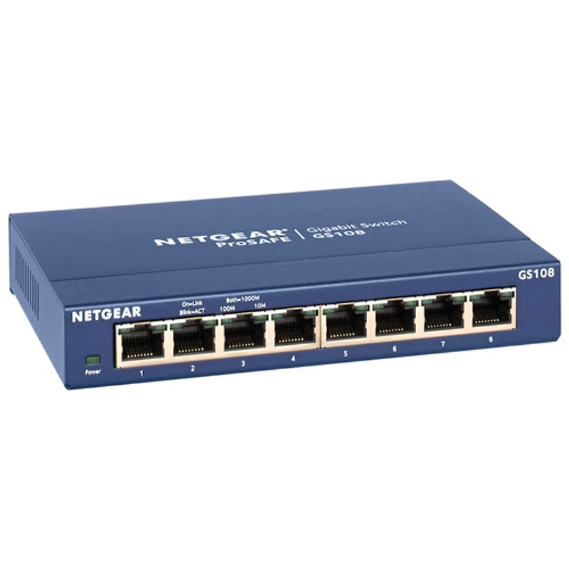 NETGEAR 8-Port Gigabit Network Switch (GS108)