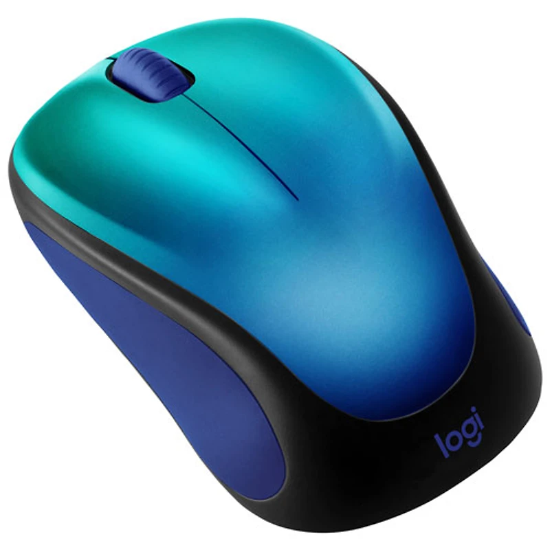 Logitech Design Collection Wireless Optical Mouse - Blue Aurora