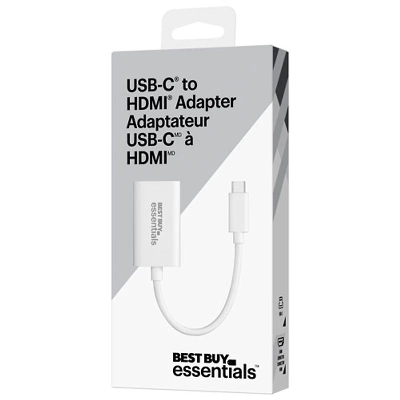 Best Buy Essentials USB-C to 4K UHD HDMI Adapter (BE-PA3CHD-C)