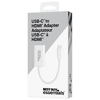Best Buy Essentials USB-C to 4K UHD HDMI Adapter (BE-PA3CHD-C)