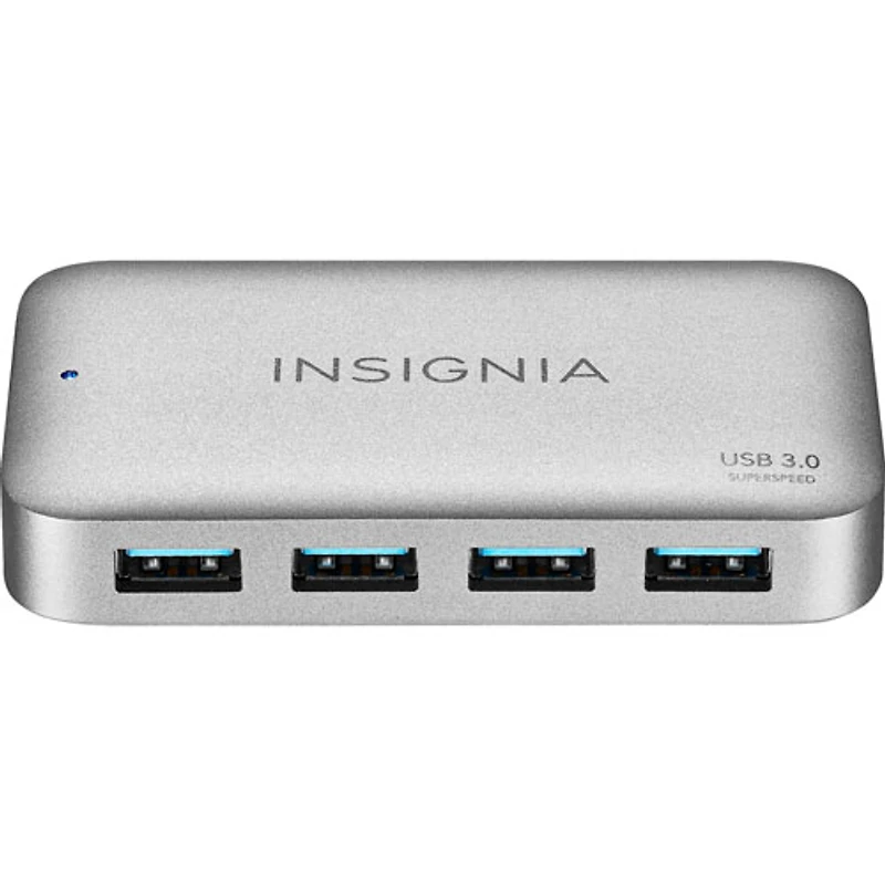 Insignia 4-Port USB 3.0 Hub with Power Supply (NS-PH3A4AP-C) - Only at Best Buy