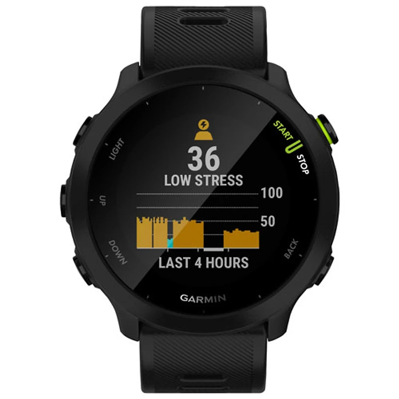 Garmin Forerunner 55 Bluetooth Running Smartwatch - Black