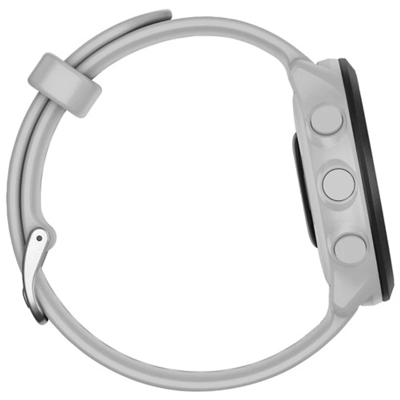 Montre intelligente Bluetooth Forerunner 55 de Garmin pour la course - Blanc