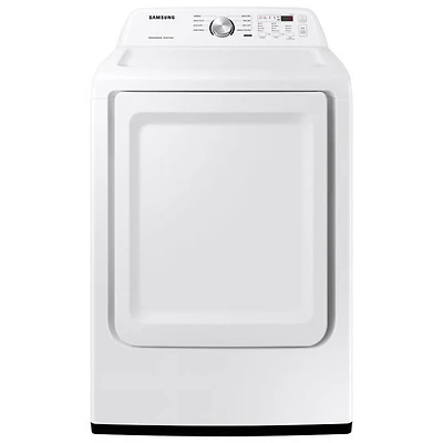 Sécheuse électrique de 7,2 pi³ de Samsung (DVE45T3200W) - Blanc - Boîte ouverte - Endommagé