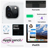 iPad Pro 11 po Go d'Apple avec Wi-Fi et 4G LTE (2e génération) avec Rogers -Argenté -Financement mensuel