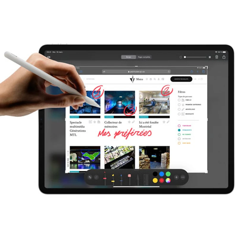 iPad Pro 11 po 1 To d'Apple avec Wi-Fi et 4G LTE (2e génération) avec TELUS -Gris cosmique -Financement mensuel