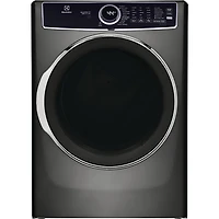 Electrolux 8.0 Cu. Ft. Electric Steam Dryer (ELFE763CAT) - Grey
