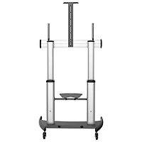StarTech 60" - 100" Full Motion TV Stand - Black/Silver