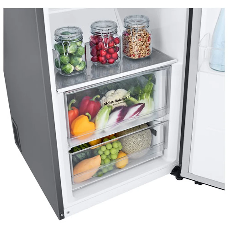Réfrigérateur colonne profondeur comptoir 13,6 pi³ 24 po de LG (LRONC1404V) - Acier argenté platine