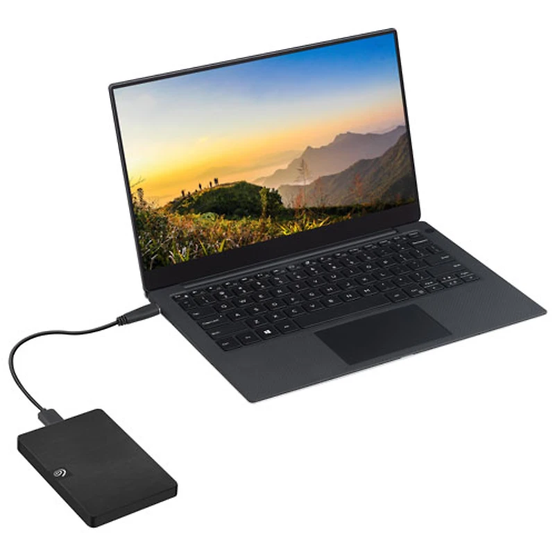 Seagate Expansion 2TB USB 3.0 Portable External Hard Drive (STKM2000400) - Black