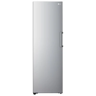 LG 24" 11.4 Cu. Ft. Frost-Free Counter-Depth Column Freezer (LROFC1104V) - Platinum Silver Steel
