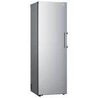LG 24" 11.4 Cu. Ft. Frost-Free Counter-Depth Column Freezer (LROFC1104V) - Platinum Silver Steel