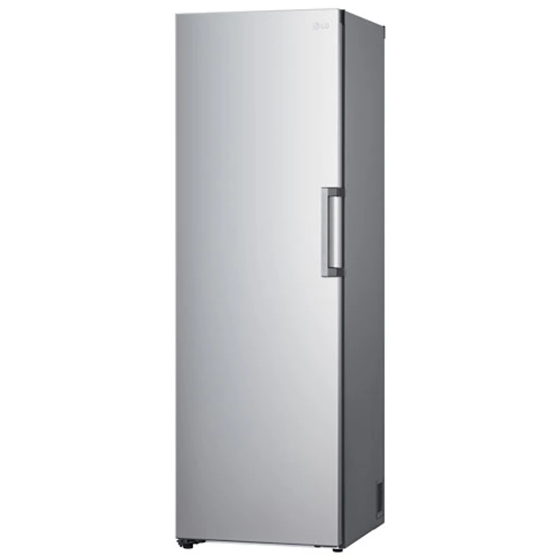 LG 24" 11.4 Cu. Ft. Frost-Free Counter-Depth Column Freezer (LROFC1104V) - Platinum Silver Steel