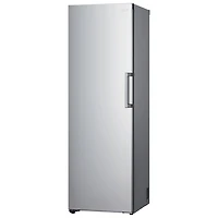 LG 24" 11.4 Cu. Ft. Frost-Free Counter-Depth Column Freezer (LROFC1104V) - Platinum Silver Steel