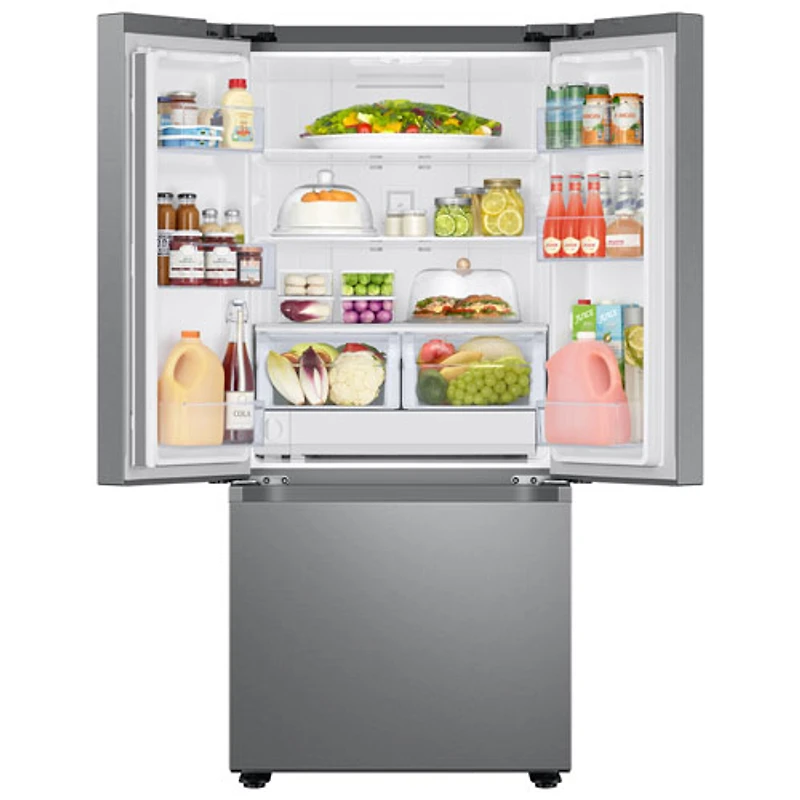 Réfrigérateur deux portes 22 pi³ 30 po avec distributeur d'eau Samsung (RF22A4221SR/AA) - Inox