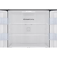 Réfrigérateur à deux portes 22,1 pi³ 30 po de Samsung (RF22A4111SG/AA) - Acier inoxydable noir