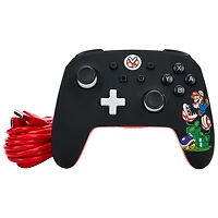 Manette de jeu sans fil Mario Mayhem de PowerA pour Switch - Noir/Rouge - Exclusivité Best Buy
