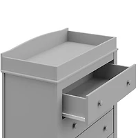Commode à table à langer avec 3 tiroirs Noah de Graco - Gris galet