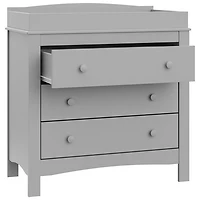 Commode à table à langer avec 3 tiroirs Noah de Graco - Gris galet