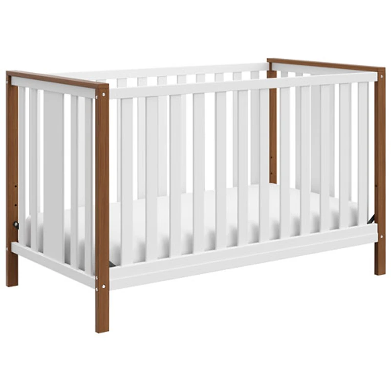 Lit de bébé transformable 4-en-1 Modern Pacific de Storkcraft - Blanc/Bois flotté rétro