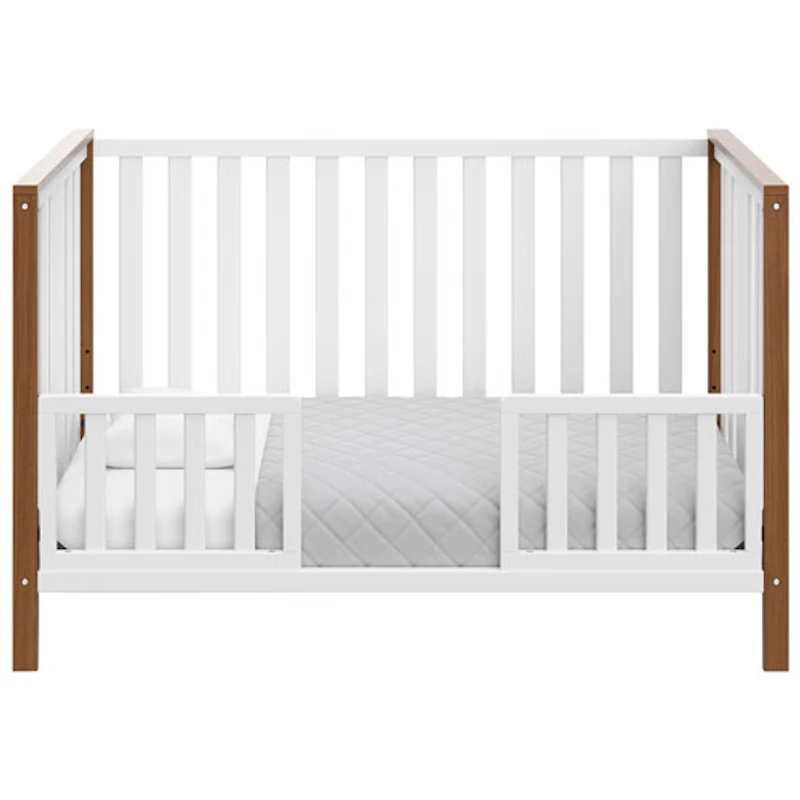 Lit de bébé transformable 4-en-1 Modern Pacific de Storkcraft - Blanc/Bois flotté rétro
