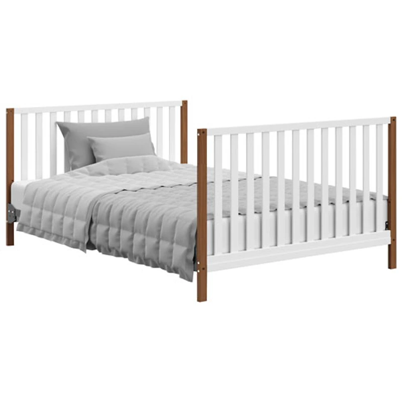 Lit de bébé transformable 4-en-1 Modern Pacific de Storkcraft - Blanc/Bois flotté rétro