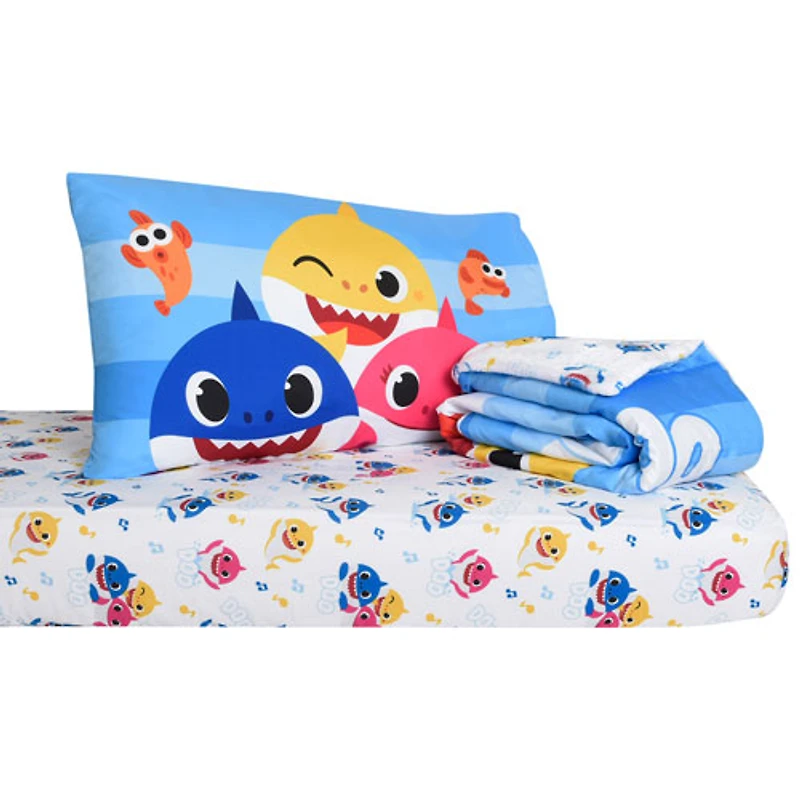 Nemcor 3-Piece Bedding Set - Crib - Baby Shark
