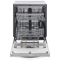 Lave-vaisselle encastrable 24 po 46 dB avec 3e panier de LG (LDTS5552S) - Acier inoxydable