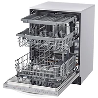 Lave-vaisselle encastrable 24 po 46 dB avec 3e panier de LG (LDTS5552S) - Acier inoxydable