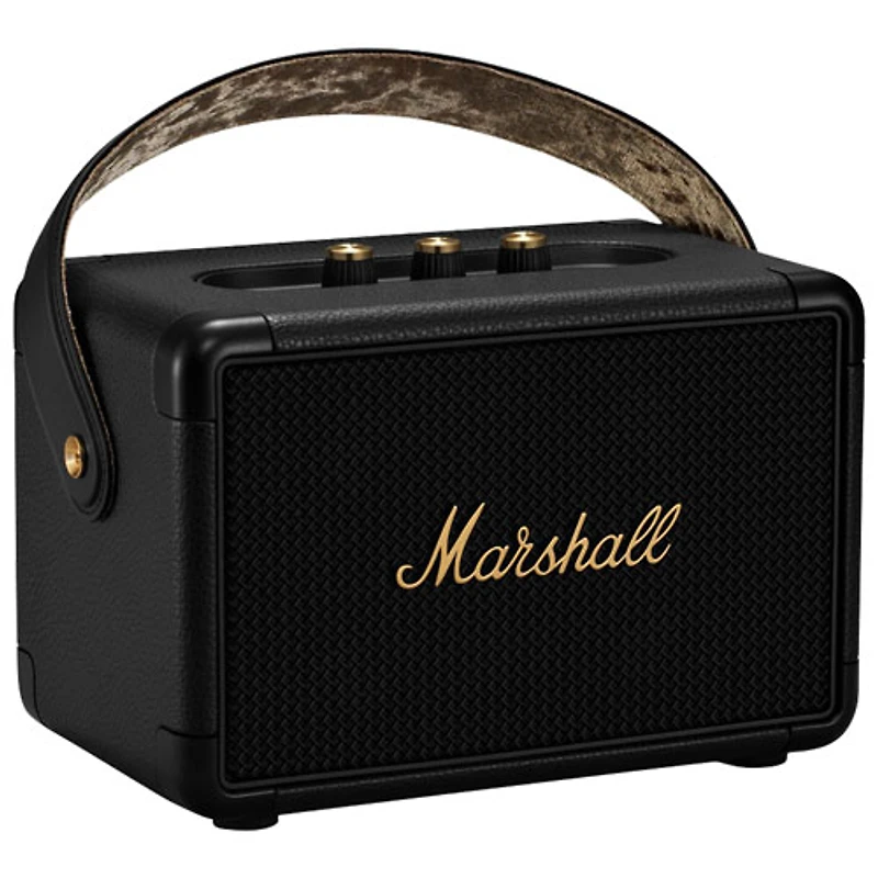 Haut-parleur sans fil Bluetooth Kilburn II de Marshall - Noir/Laiton