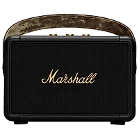 Haut-parleur sans fil Bluetooth Kilburn II de Marshall - Noir/Laiton