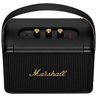 Haut-parleur sans fil Bluetooth Kilburn II de Marshall - Noir/Laiton