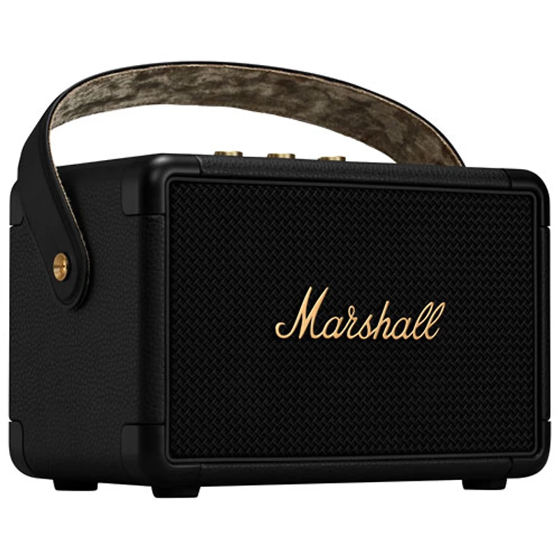 Haut-parleur sans fil Bluetooth Kilburn II de Marshall - Noir/Laiton