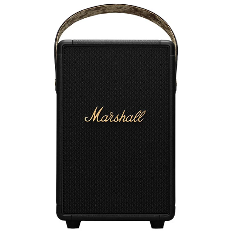 Marshall Tufton Splashproof Bluetooth Wireless Speaker - Black/Brass