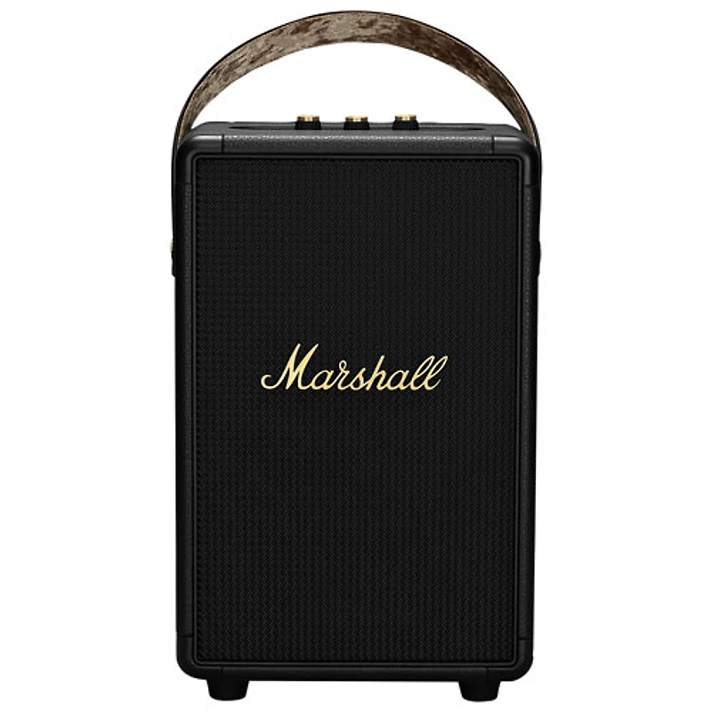 Marshall Tufton Splashproof Bluetooth Wireless Speaker - Black/Brass