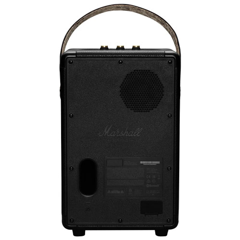 Marshall Tufton Splashproof Bluetooth Wireless Speaker - Black/Brass