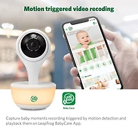 Interphone vidéo Wi-Fi 5 po de LeapFrog avec vision nocturne, zoom et audio bidirectionnel (LF815HD)