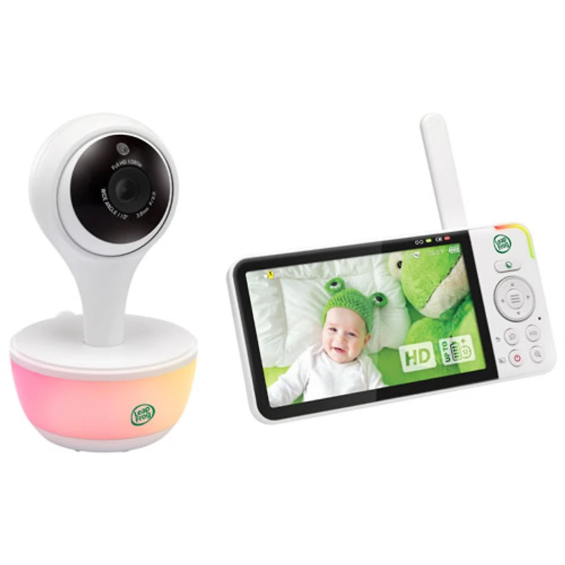 LeapFrog 5" Video Wi-Fi Baby Monitor with Night Vision, Zoom & 2-Way Audio (LF815HD)