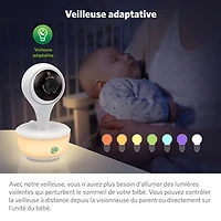 LeapFrog 5" Video Wi-Fi Baby Monitor with Night Vision, Zoom & 2-Way Audio (LF815HD)