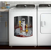 Laveuse à chargement par le haut HE de 5,4 pi³ de Whirlpool (WTW5057LW) - Blanc