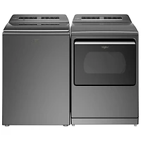 Laveuse à chargement par le haut haute efficacité 6,0 pi³ de Whirlpool (WTW8127LC) - Ombre chromée