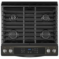 Whirlpool 30" 5.0 Cu. Ft. Self-Clean Slide-In Gas Range (WEG515S0LV) - Black Stainless
