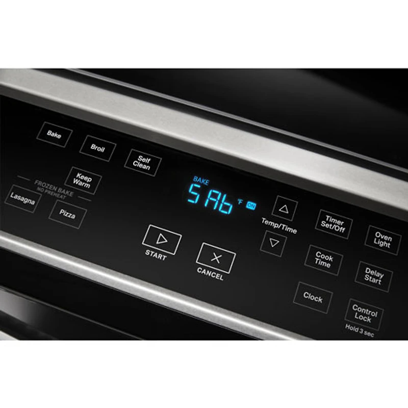 Cuisinière électrique encastrable/four autonettoyant 4,8 pi³ 30 po de Whirlpool (YWEE515S0LW)-Blanc