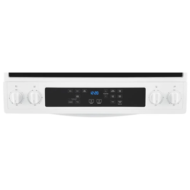 Cuisinière électrique encastrable/four autonettoyant 4,8 pi³ 30 po de Whirlpool (YWEE515S0LW)-Blanc
