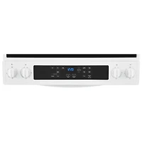 Cuisinière électrique encastrable/four autonettoyant 4,8 pi³ 30 po de Whirlpool (YWEE515S0LW)-Blanc