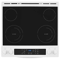 Cuisinière électrique encastrable/four autonettoyant 4,8 pi³ 30 po de Whirlpool (YWEE515S0LW)-Blanc
