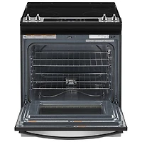 Cuisinière électrique encastrable four autonettoyant 4,8 pi³ 30 po de Whirlpool (YWEE515S0LS) - Inox